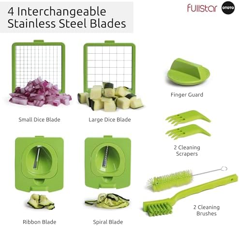Fullstar X OTOTO Croc Chop Vegetable Chopper & Spiralizer