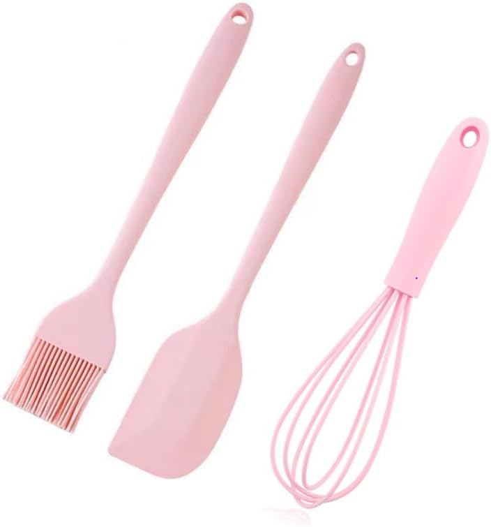 Silicone Basting Brush Set of Two Heat Resistant Long Handle Pastry