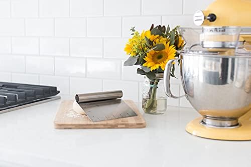 Better Houseware Stainless Steel Pastry Dough Bench (Scraper/Cutter)
