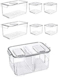 SANNO Produce Saver Containers for Refrigerator, Containers Produce