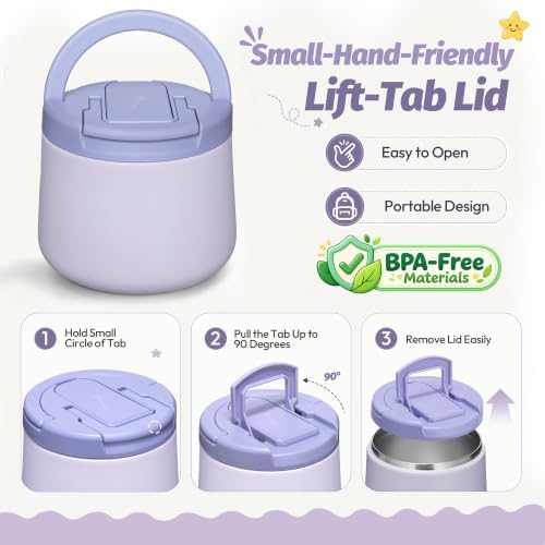 Itslife Soup Thermo for Hot Food Kids 14oz Lunch Containers with