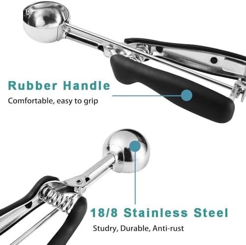 HOMURE H Cookie Scoop 4 Tablespoon, Size #16 Cookie Dough Scoop