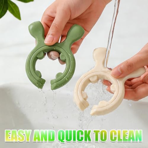 3Pcs Multifunction Silicone Pot Handle Spatula Rack,Kitchen Pot Lid