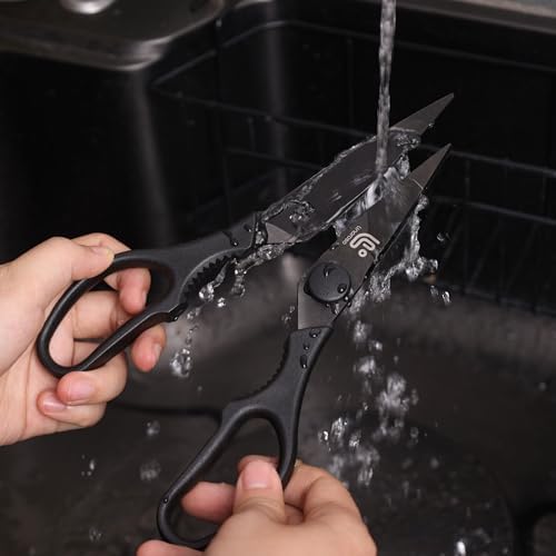 Linoroso Kitchen Scissors All Purpose with Magnetic Holder for