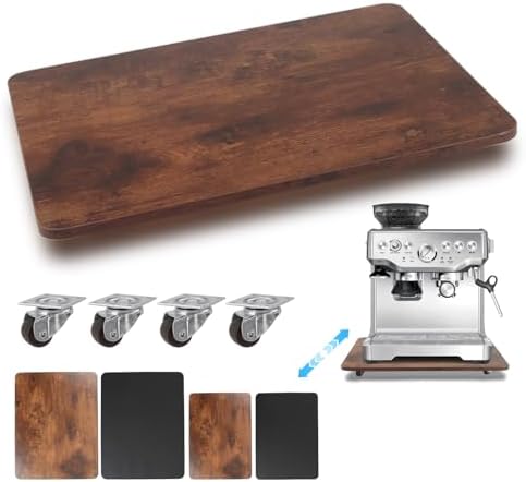 Coffee Maker Appliance Slider, 360° Rolling Tray