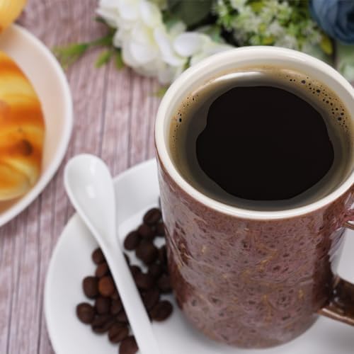 QUTREY Coffee Mugs Set of 4, Large Ceramic Coffee Mugs with Handle