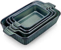 vancasso Ceramic Baking Dish Set of 4, Green