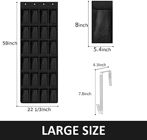 Tumbler Organizer,Water Bottle Organizer 24 Holders Over The Door