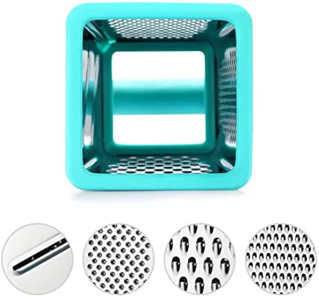 Marco Almond® KYA57B Box Grater,Stainless Steel Grater with 4