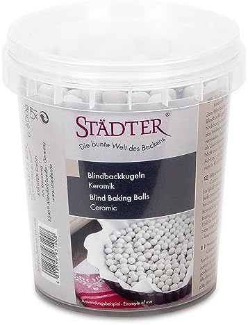 Staedter Ceramic Blind Baking Balls, White, 30 x 30 x 30 cm