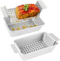 Meatloaf Pan with Drain Tray, Nonstick Loaf Pan Set of 2