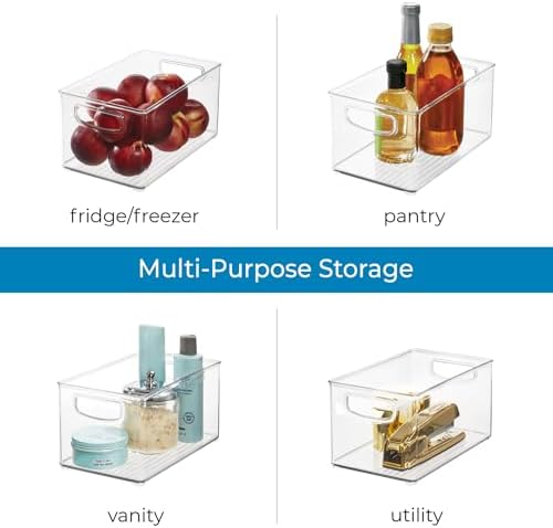 InterDesign iDesign Plastic Fridge and Freezer Organizer Bin with