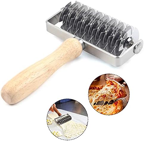 Pastry Lattice Cutter Dough Lattice Roller, Stainless Steel Roller