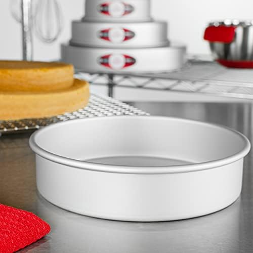 Fat Daddio's Anodized Aluminum Round Cake Pans, 2 Piece Set