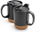 DOWAN Coffee Mugs, 15 oz Upgraded Coffee Mug with Silicone Bottom