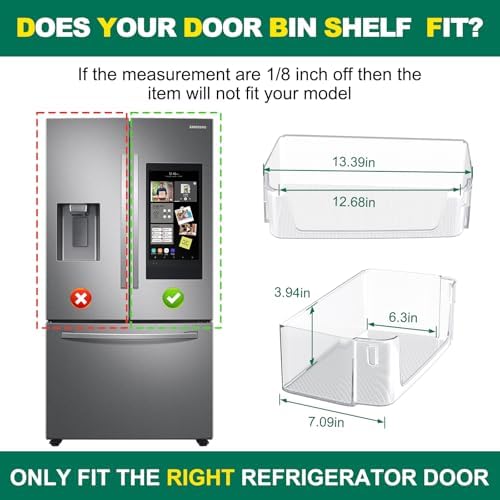 DA97-20988A Refrigerator Door Bin Shelf Replacement for Samsung