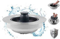 Hibbent 3-in-1 Kitchen Sink Drain Strainer, Chrome