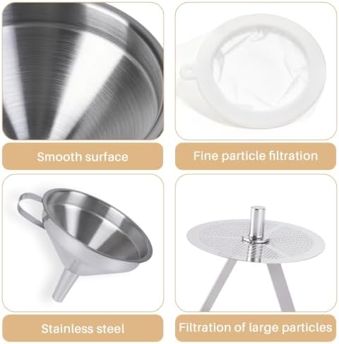 Kitchen Funnel with Fine Filter
