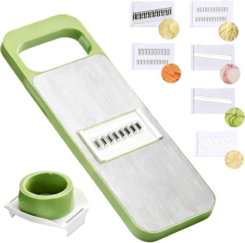 6-in-1 Stainless Steel Mandoline Slicer