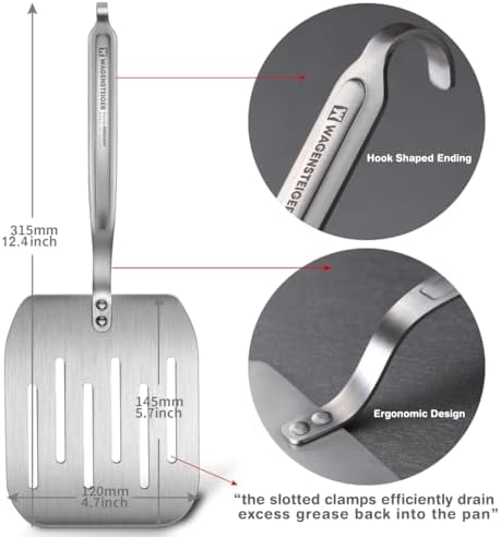 WAGENSTEIGER Extra Wide Stainless Steel Turner Spatula - Commercial