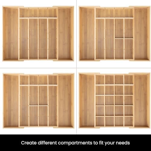 Talented Kitchen Expandable Silverware Drawer Organizer - Adjustable
