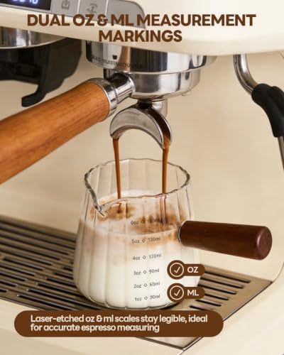 6 OZ Espresso Cups, Espresso Accessories, Espresso Shot Cups, 2 PCS