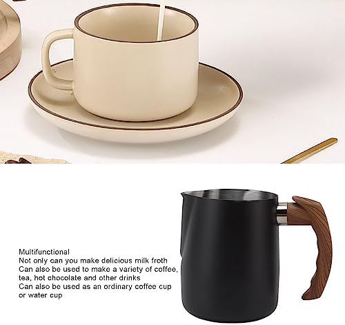 20oz Milk Frothing Pitcher, Steaming Cup with Measurement Scale