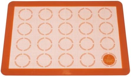 Mrs. Anderson’s Baking Macaron Mat, Oven Safe Silicone Reusable Baking
