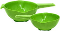 Tupperware 1 Qt and 2 Qt Colanders Set of 2 in Apple Green by Tupperware