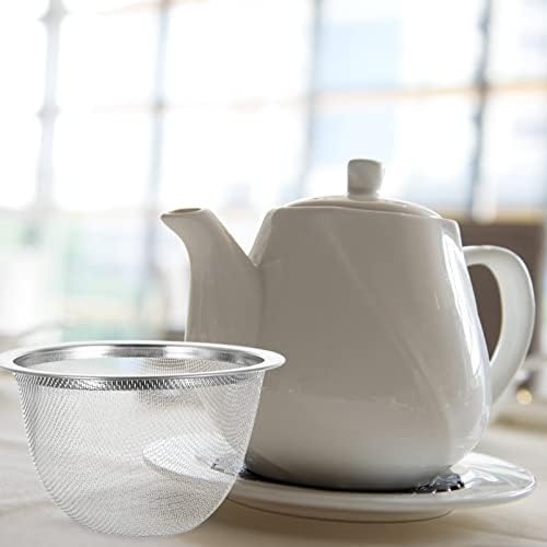 Operitacx 8-Pack Stainless Steel Tea Infuser Baskets, 3-Inch Strainers