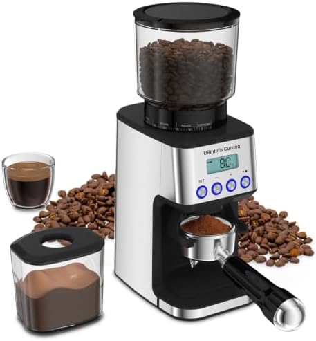 Burr Coffee Grinder, 51 Grind Settings for Espresso