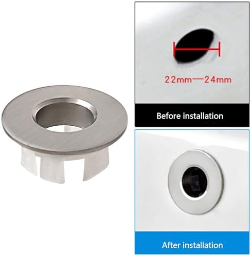 6-Piece/Set Sink Overflow Rings Universal Sink Overflow Cover Sinking