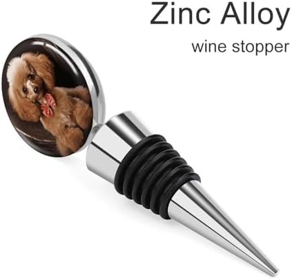Poodle Wine Stopper Vacuum Alloy Wine Bottle Stopper Reusable Wine