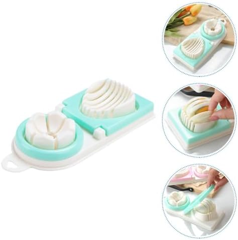 Dual Head Egg Slicer Tool Green for Household Meal Prep