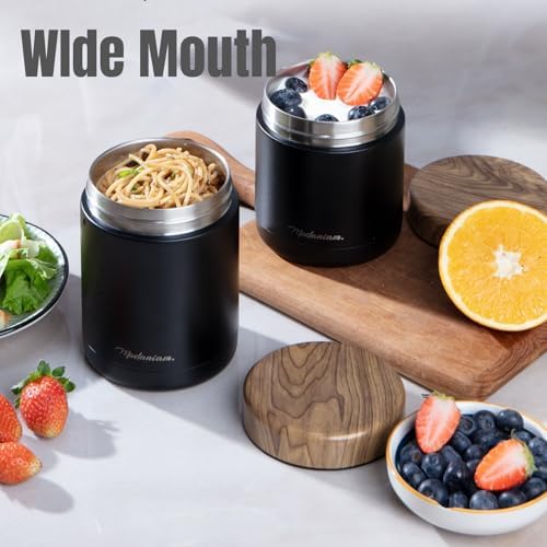 Modaniam Stainless Steel Insulated Food Jar Set of 2 (16oz + 12oz)