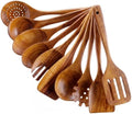 10-Piece Teak Wood Kitchen Utensil Set