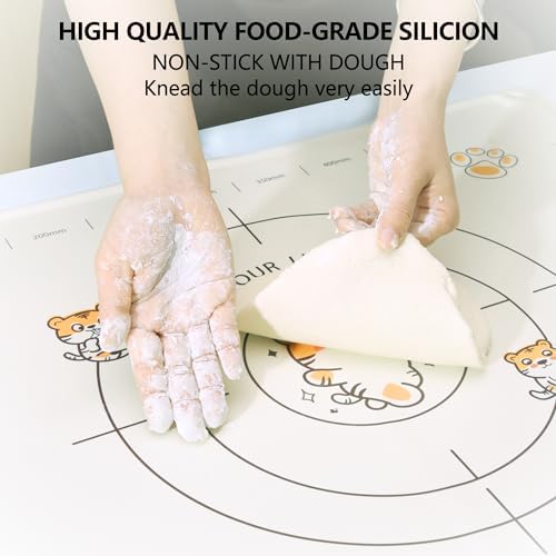 28x20 Inch Extra Thick Silicone Pastry Board, Silicone Baking Mat with