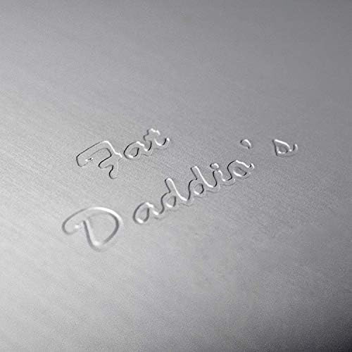 Lumintrail Fat Daddios Round Cake Pan, 13 x 3 Inch, Silver, with a