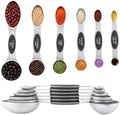 Stainless Steel Magnetic Measuring Spoons Set