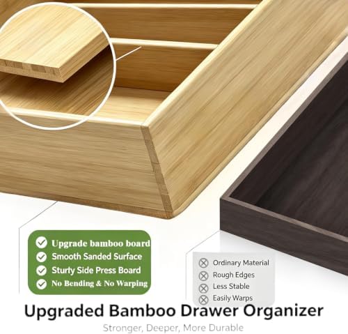 Large Expandable Silverware Organizer