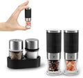 Mini Salt and Pepper Grinder Set, 2 Small Shakers