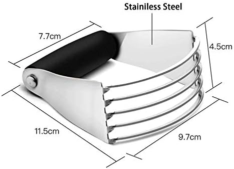 ALLTOP Bench Scraper & Dough Blender, Professional Pastry Blender for