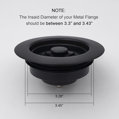 GZILA Garbage Disposal Strainer and Stopper with Decorative Disposal