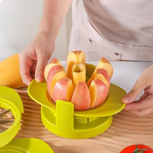 4 in 1 Fruit Cutter Slicer, Yellow Mango Apple Tomato Corer Slicer
