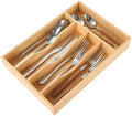 Bamboo Kitchen Drawer Organizer, 8.25"