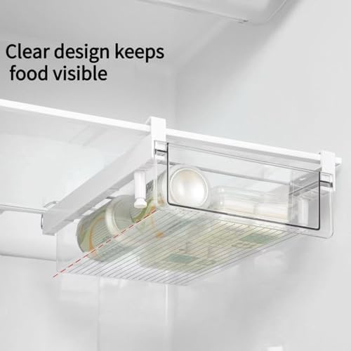 Large Fridge Drawer Organizer 14in-20in Upgradation Refrigerator