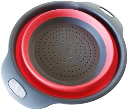 Collapsible Colander and Fruit Bowl with Drainage Base