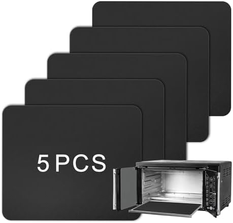 5 Pcs Reusable Air Fryer Crumb Tray Liners Compatible with Gourmia