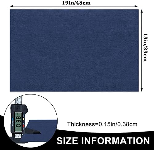 Cloth Placemats Set of 6, Cotton Linen Blend Machine Washable Durable