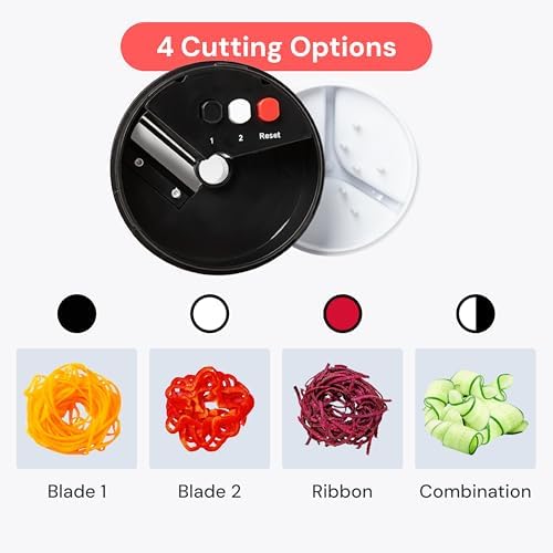 Fullstar Vegetable Spiralizer & Slicer, Veggie Noodle Maker